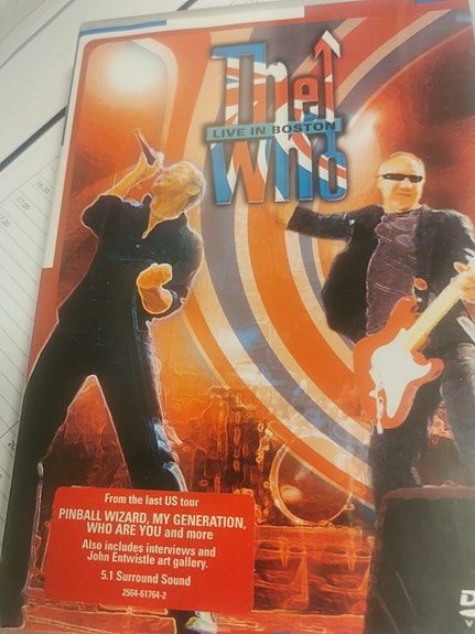 The Who Live in Boston DVD