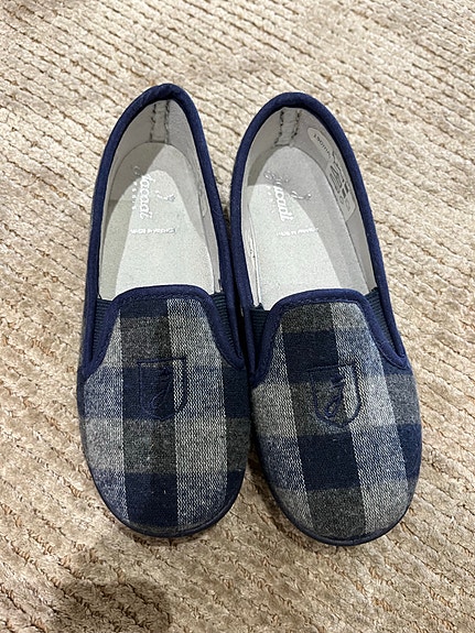 Jacadi lasten juhlakengät/tossut koko 30 ruutukuosi unisex