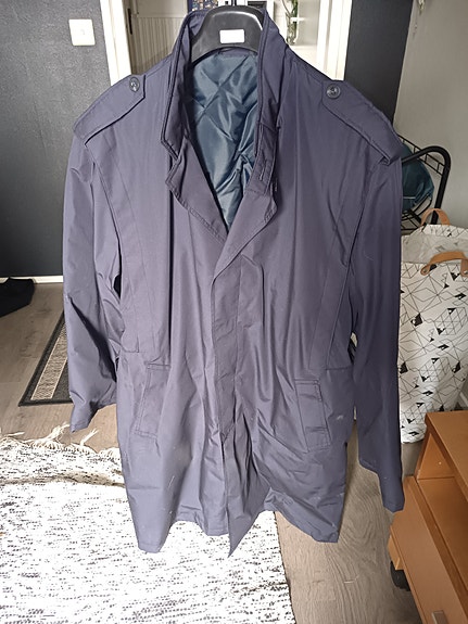 Classic Man miesten pitkä takki koko 54 sininen