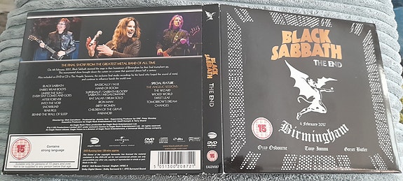 Black Sabbath The End DVD + cd