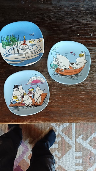 Muumi Seinälautaset 1991-1997
