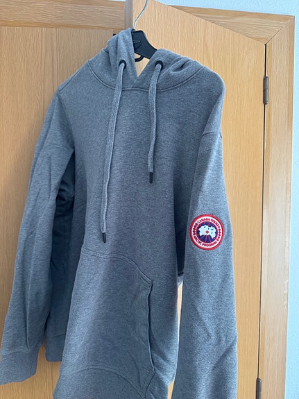 Canada Goose huppari ja collegehousut M harmaa miehille puuvillaa