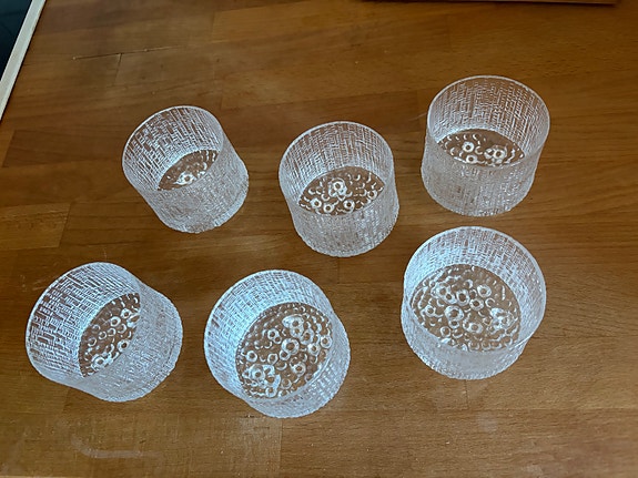 Iittala Ultima Thule lasit 6 kpl kirkas 16 cl