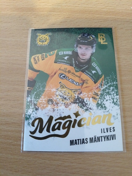 Liiga Magician Matias Mäntykivi Ilves -jääkiekkoilijakortti 420/500