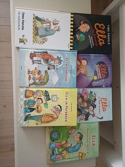 Timo Parvela Ella-kirjasarja, paketti 7 kirja