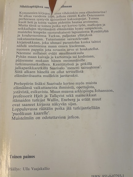 Aapeli Saarisalo: Rymättylän räätälin poika kirja
