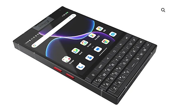 Unihertz Titan 2 5G Qwerty puhelin, 512 12 Gt, musta