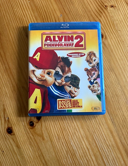 Alvin ja pikkuoravat 2 Blu-ray elokuva