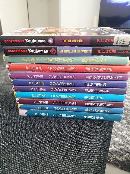 Goosebumps kirjoja