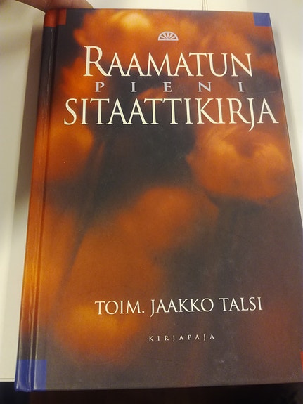 Raamatun pieni sitaattikirja, toim. Jaakko Talsi