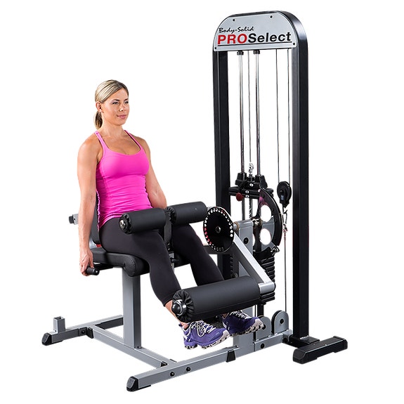 Jalan ojennus- ja koukistuslaite painopakalla Body-Solid Pro Select
