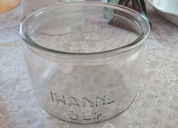 Ihanne lasipurkki / narupurkki 3ltr