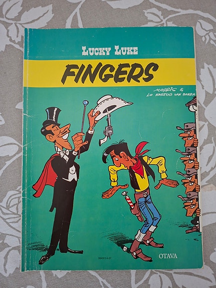 Lucky Luke Fingers – suomenkielinen ensipainos