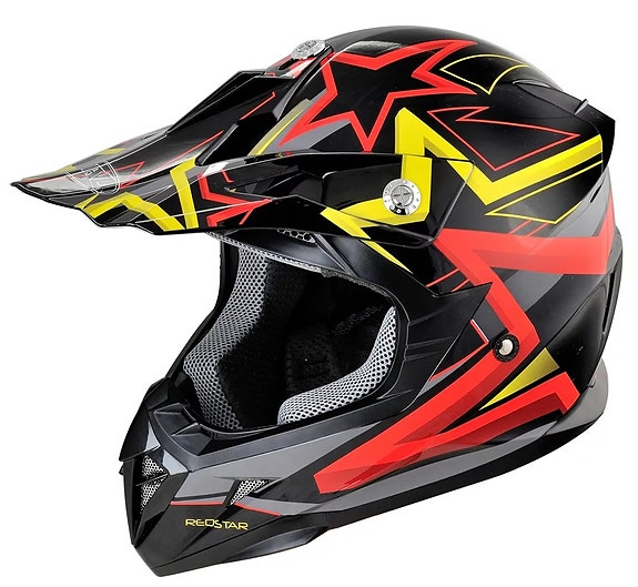 Crossikypärä Hecht 55915 musta/tähtikuvio Valitse koko L (59-60 cm)