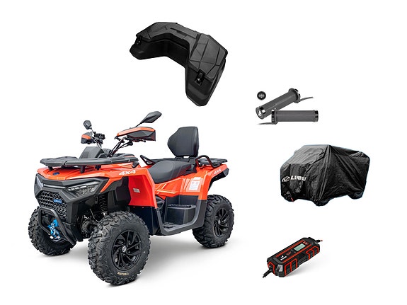Kevätpaketti! Traktorimönkijä Linhai Landforce 550L EPS ABS 4x4 T3b