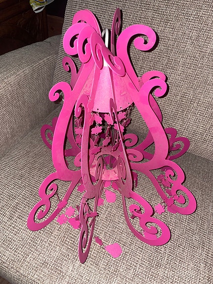 Pinkki lamppu valaisin kattolamppu kattovalaisin