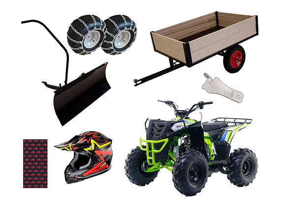 Mönkijä Apollo Orion Commander AGA-6  125 cc ALL INCLUSIVE -PAKETILLA