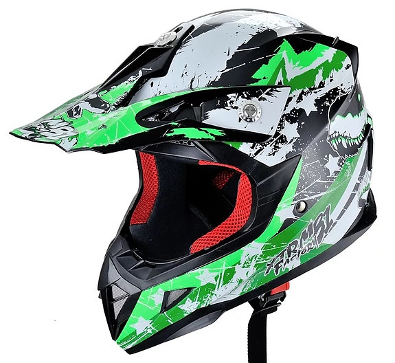 Crossikypärä Hecht 54915 vihreä/musta Valitse koko L (59-60 cm)