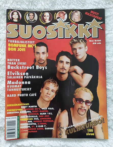 Suosikki 9/00 HIM, Backstreet Boys, Madonna jne