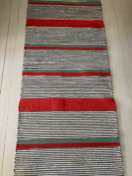 &Tradition räsymatto punainen raidallinen