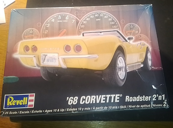 Chevrolet corvette '68 auton rakennussarja