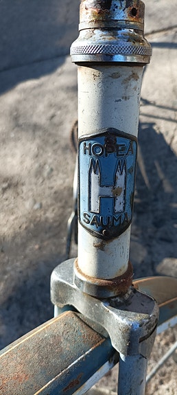 🔥🚴 Vanha retro vintage Hopeasauma