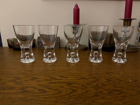 Iittala Tapio Wirkkala Tapio snapsilasit 5 kpl