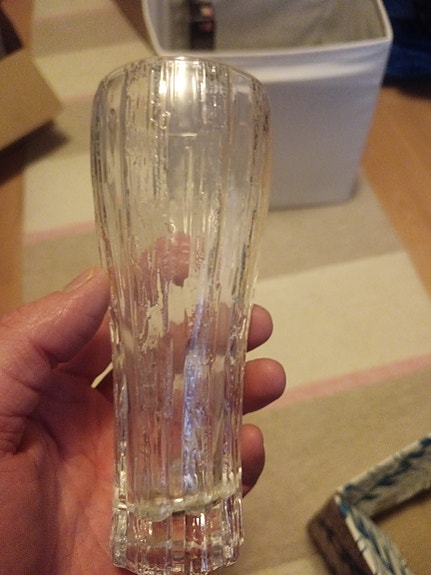 Iittala lasinen koriste / maljakko