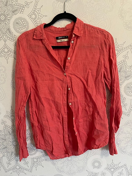 Gina Tricot pellavapaita koko 36 punainen