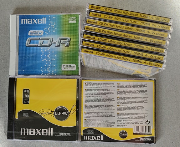 Maxell, tyhjät CD-RW