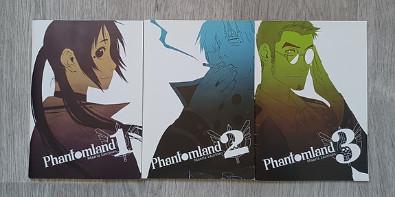 Phantomland 1-3 manga (Maaria Laurinen)
