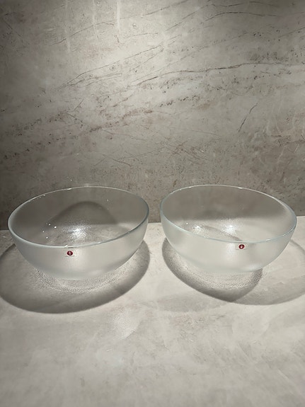 Iittala vanhat tarjoilukulhot 2kpl