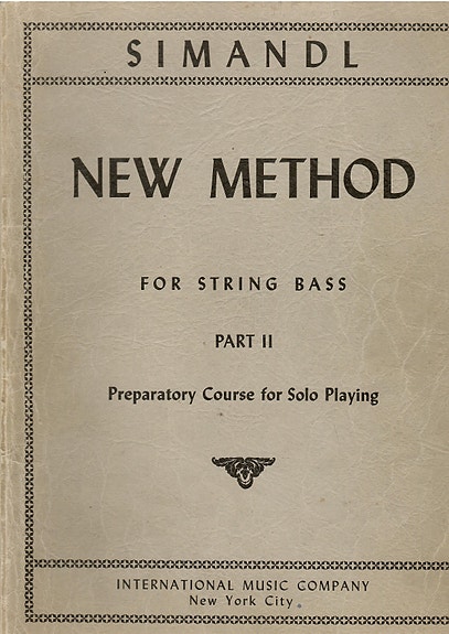 Simandl - New Method for String Bass 2