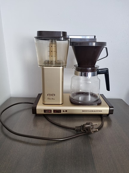 Moccamaster kahvinkeitin lasikannulla