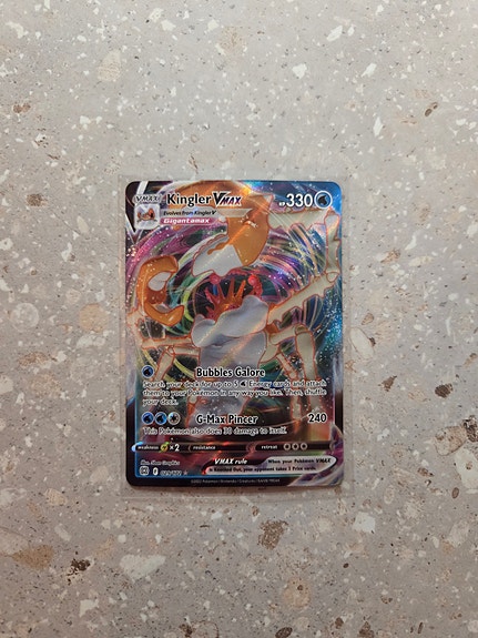 kingler vmax pokemon card Amazon.com: Kingler VMAX - 029/172 - Full Art Ultra Rare main image 0