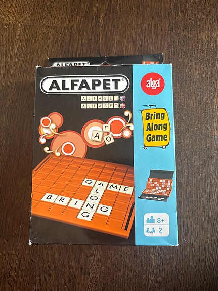 Alga Alfapet Bring Along Game sanapeli