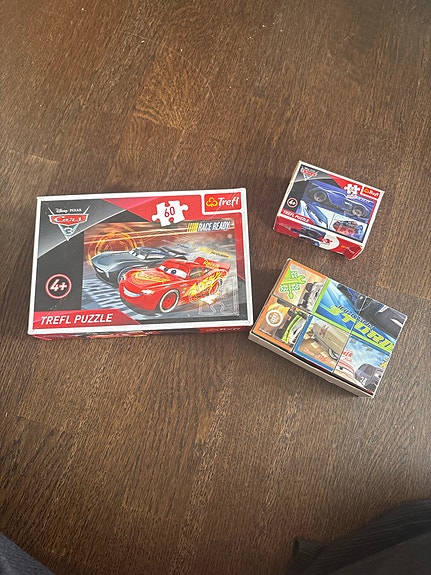 Cars palapelit Trefl ja Ravensburger