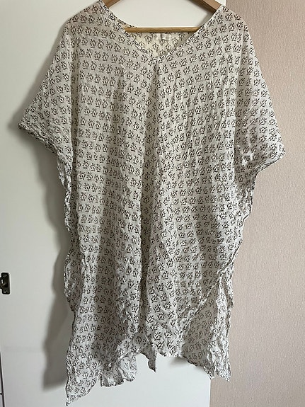 Vaalea/Beige Rantavaate Kuviollinen