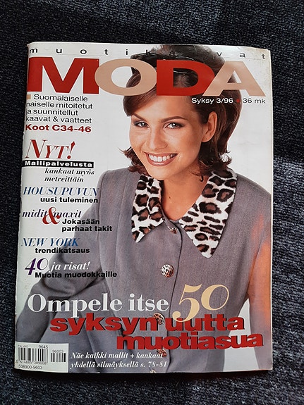 Moda muotikaavat -lehti 90-luku