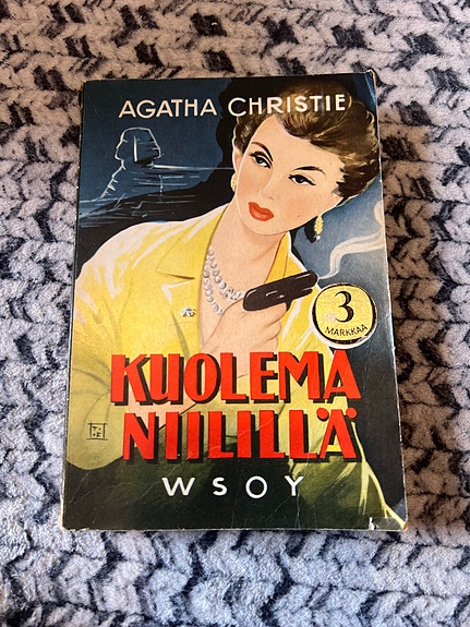 Agatha Christie Kuolema Niilillä pokkari WSOY