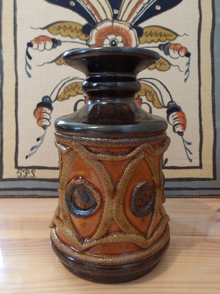 Vintage Strehla maljakko vaasi Itä-Saksa made in GDR 1960-luku
