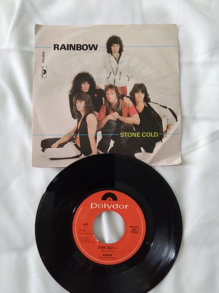 Rainbow 7" Stone cold/Rock fever