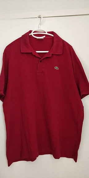 Lacoste pikeepaita XL punainen