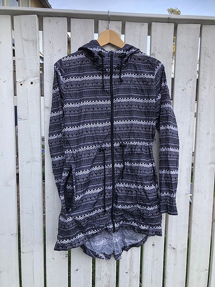 Parka In A Pocket naisten kuoritakki XS kirjava