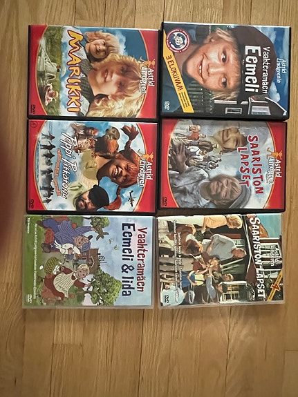 Astrid Lindgren DVD-elokuvapaketti lapsille
