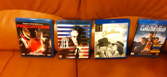 Blu-ray Elokuvia JFK The Raid Bourne Collection Battleship Nälkäpeli yms