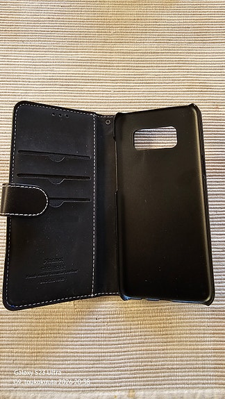 Samsung galaxy S8 aito nahkakotelo hp.12 eurolla