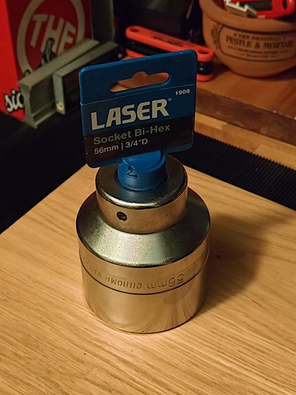 Laser - Ford Transit takanapahylsy 56mm