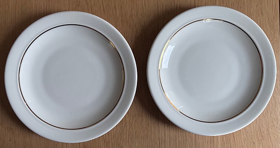 Arabia Harlekin Gold lautaset (2 kpl) - 17 cm