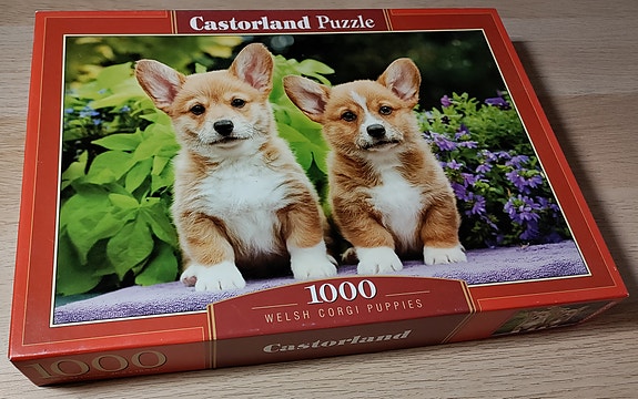 Castorland Puzzle Welsh Corgi puppies, 1000 palaa